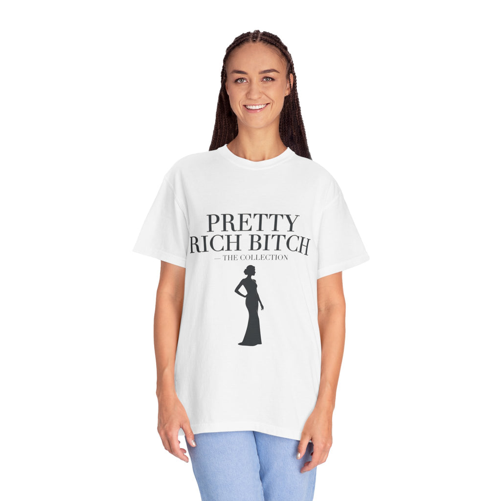 Pretty Rich Bitch The Collection by PRB Tee — Feminine Confidence Graphic T-Shirt by Power Runs Black
