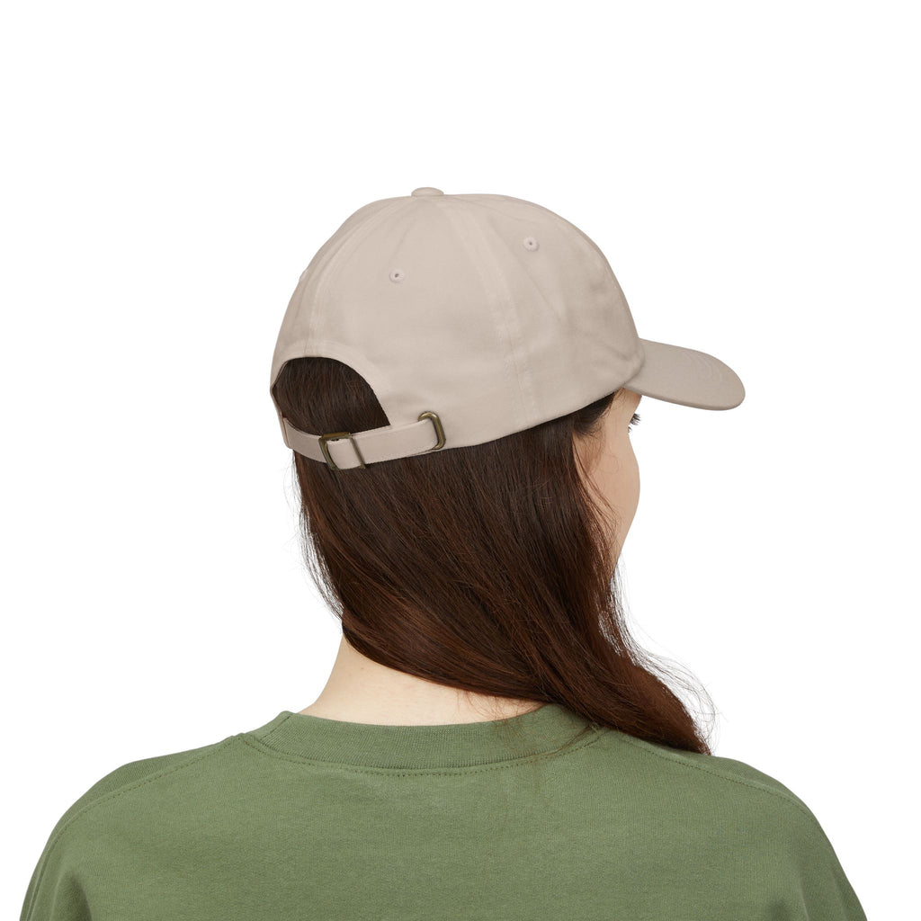PRB Dad Cap — Vintage Crest Embroidered Baseball Hat by Power Runs Black