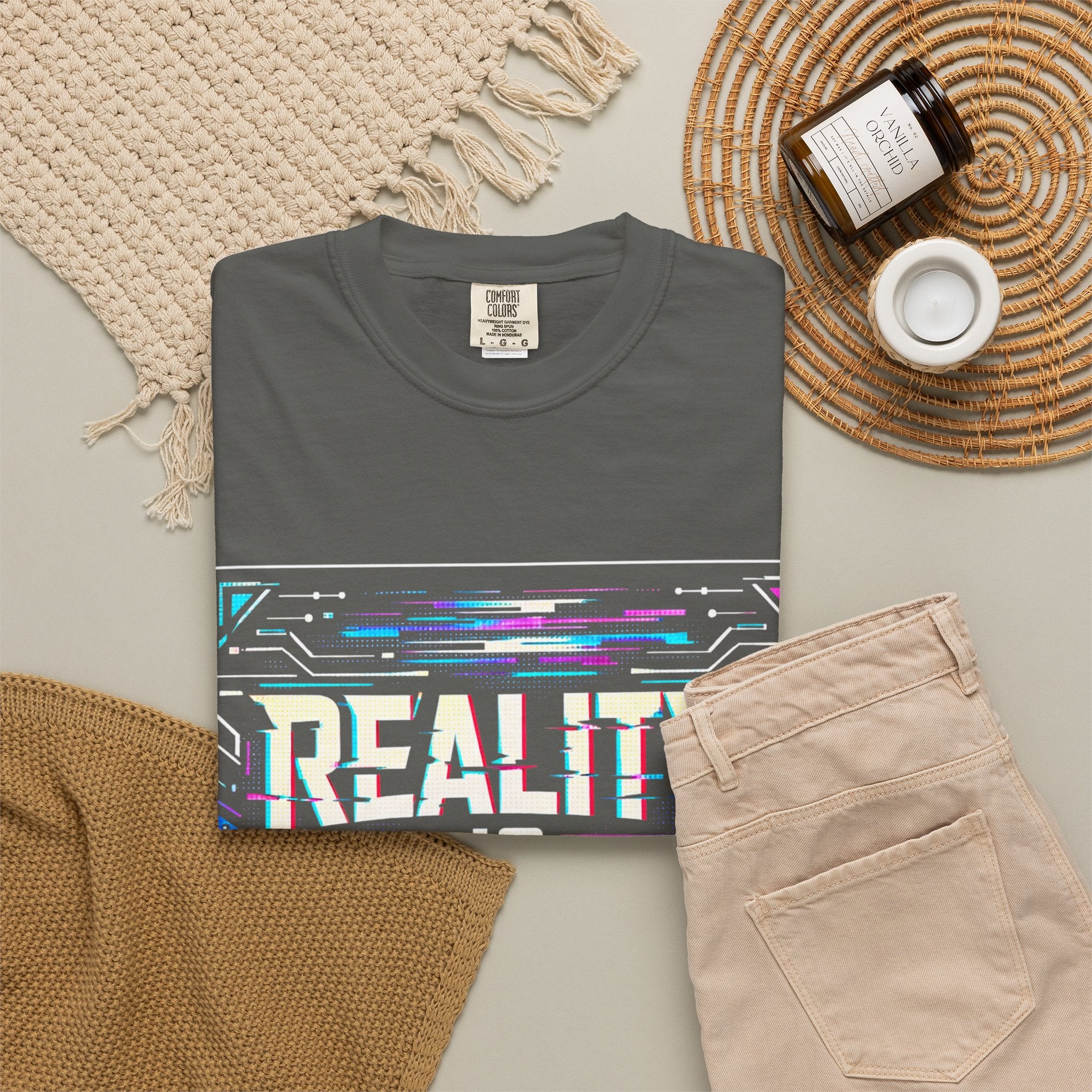 Power Runs Black PRB Glitchy Pastel "Reality Is Desyncing" T-Shirt by Power Runs Black