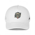 Power Runs Black Trucker Cap — "Power Runs Black" Vintage Adidas Patch Mesh Hat by Power Runs Black