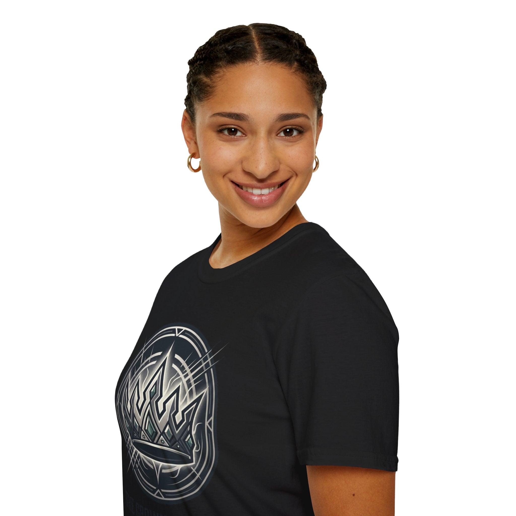 Power Runs Black PRB Crown Variant Graphic T-Shirt — The Crown Variant Emblem by Power Runs Black