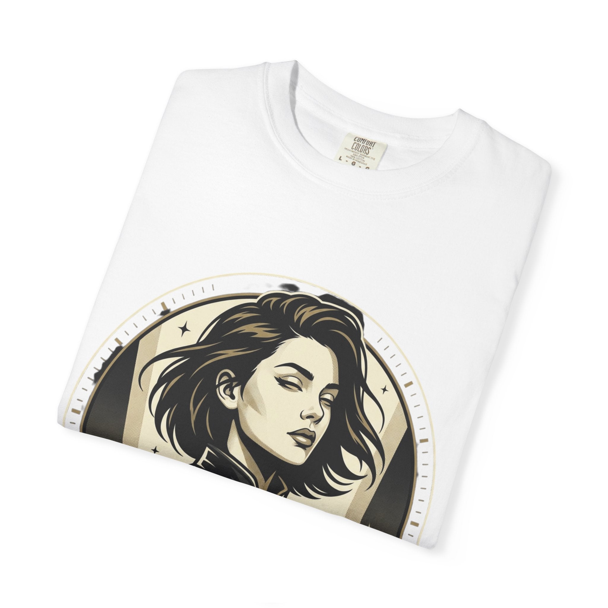 Power Runs Black Retro Space Captain Portrait T-Shirt — 'Fearless Commander' Graphic Tee by Power Runs Black