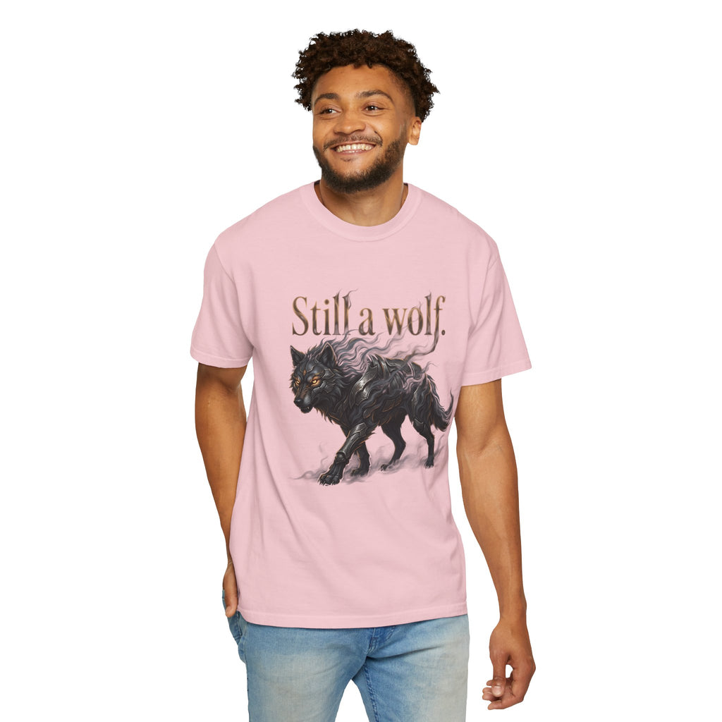 PRB Still a Wolf T-Shirt — Dark Wolf Graphic Tee by Printify
