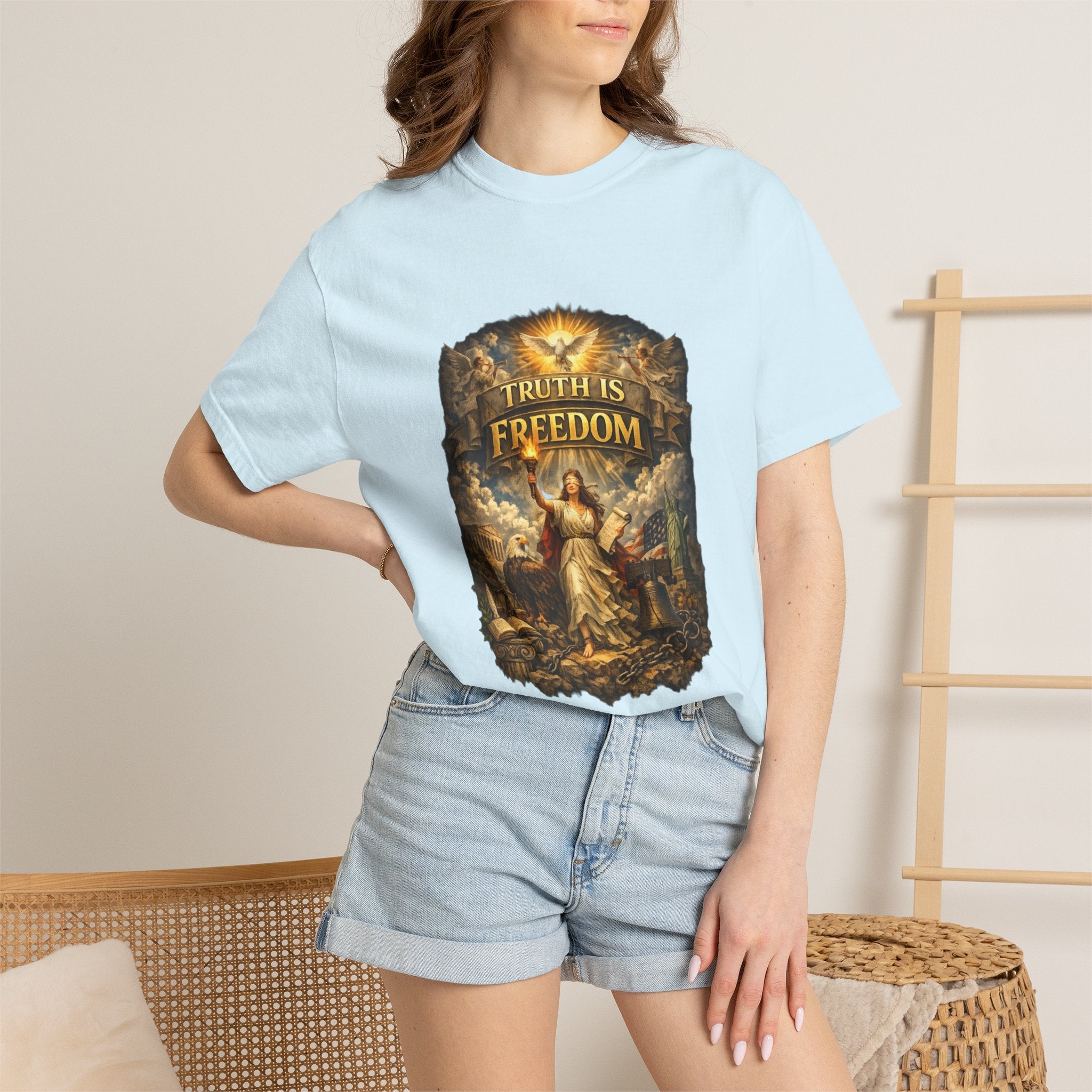 PRB Truth Is Freedom Graphic T-Shirt by Printify
