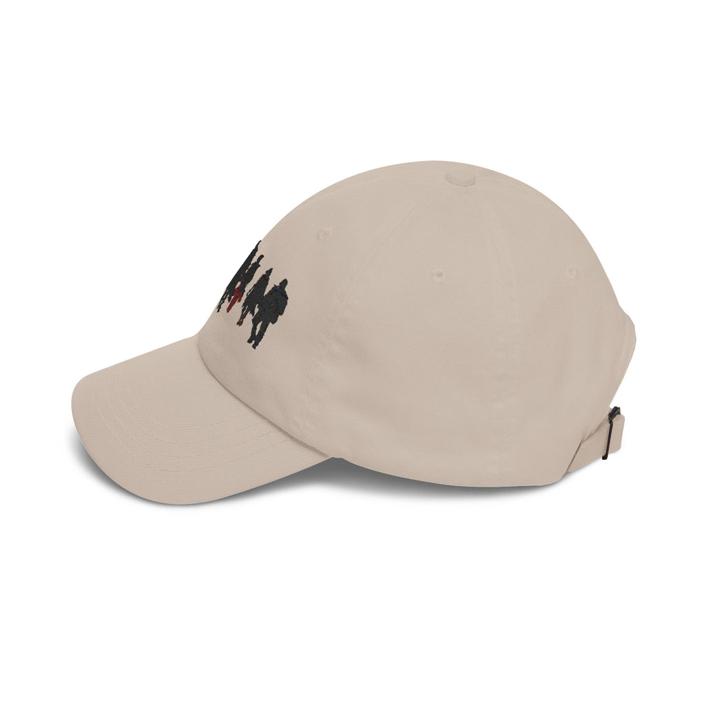 PRB The Starbound Seven Dad Cap — Silhouette Crew Walking Hat by Power Runs Black