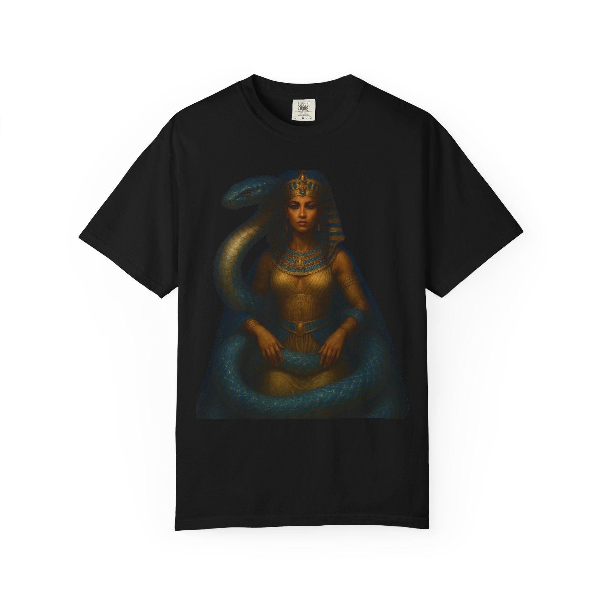 PRB Egyptian Goddess with Snake T-Shirt | Pharaoh Serpent Art Tee by Printify