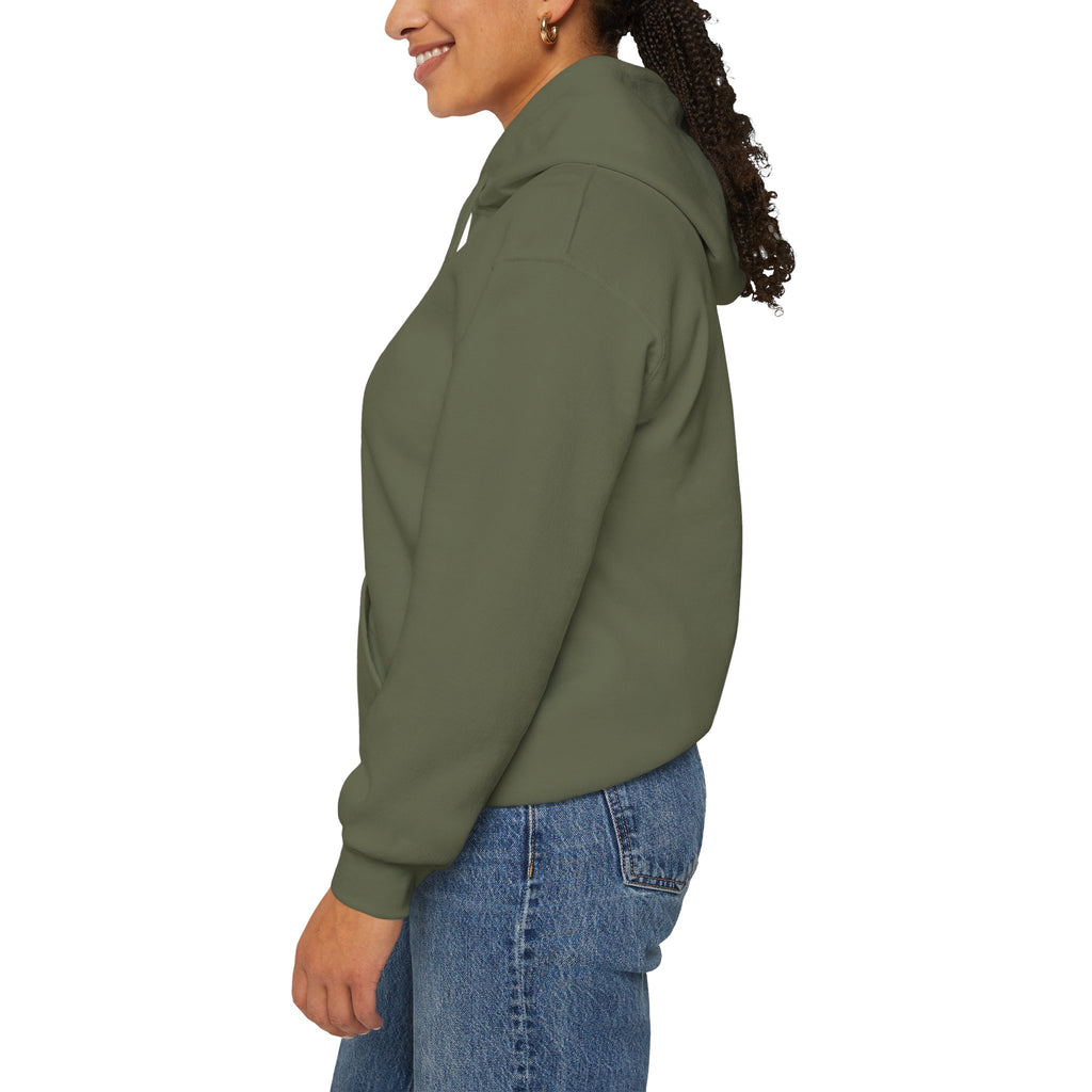 PRB Egyptian Goddess Portrait Hoodie | Serpent Headdress, Ancient Queen Art by Power Runs Black