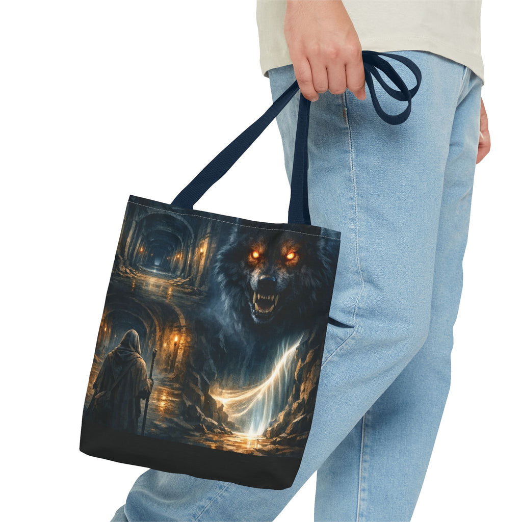 PRB The Echo Hounds Illustration Tote Bag | Gothic Horror Artwork by Power Runs Black