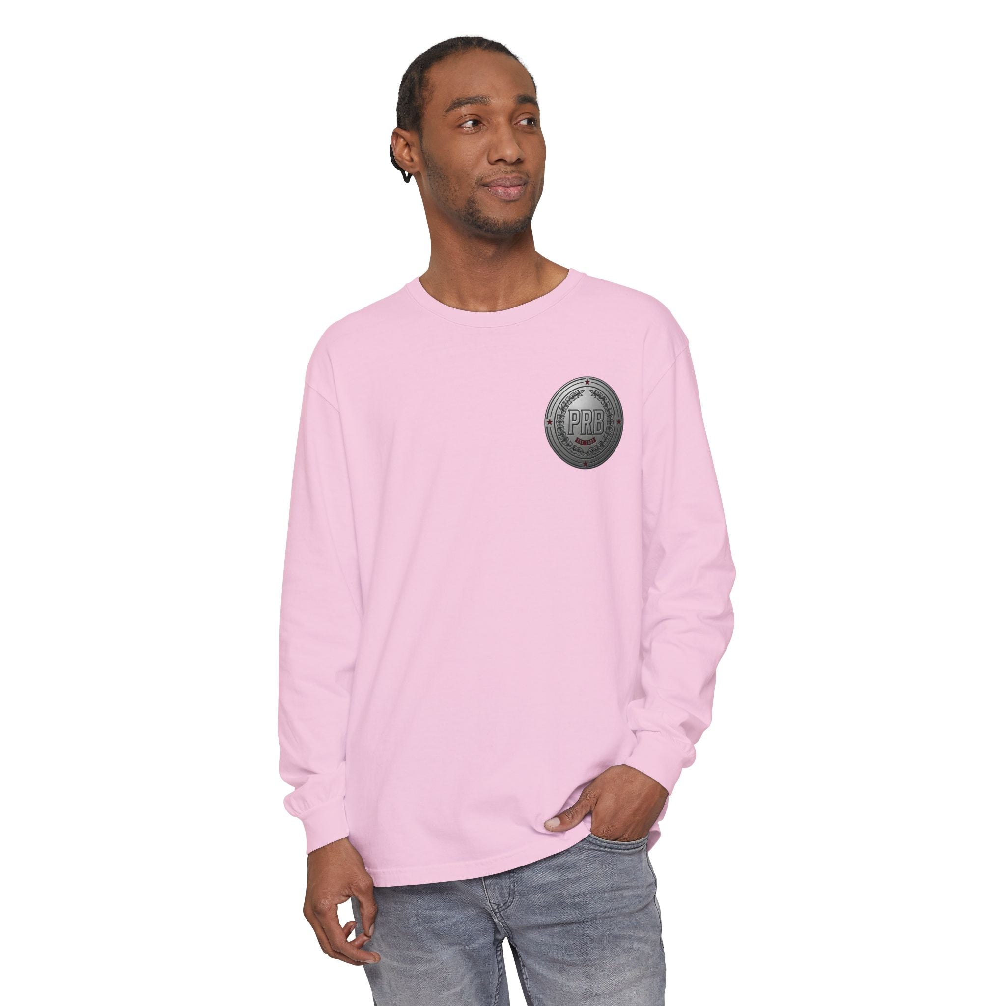 PRB The Starbound Seven graphic long sleeve shirt | cosmic superhero poster by Power Runs Black