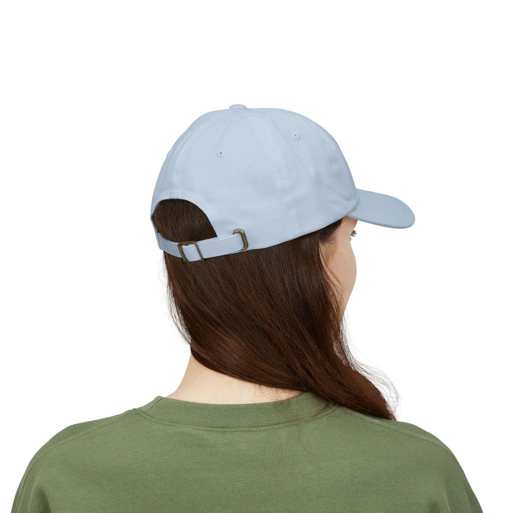PRB Dad Cap — Vintage Crest Embroidered Baseball Hat by Power Runs Black