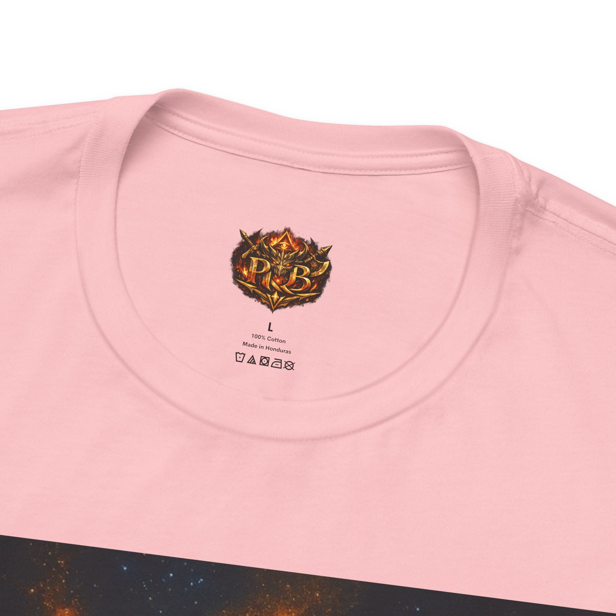 Power Runs Black PRB The Starbound Seven Tee – Retro Cosmic Superhero Poster Shirt by Power Runs Black