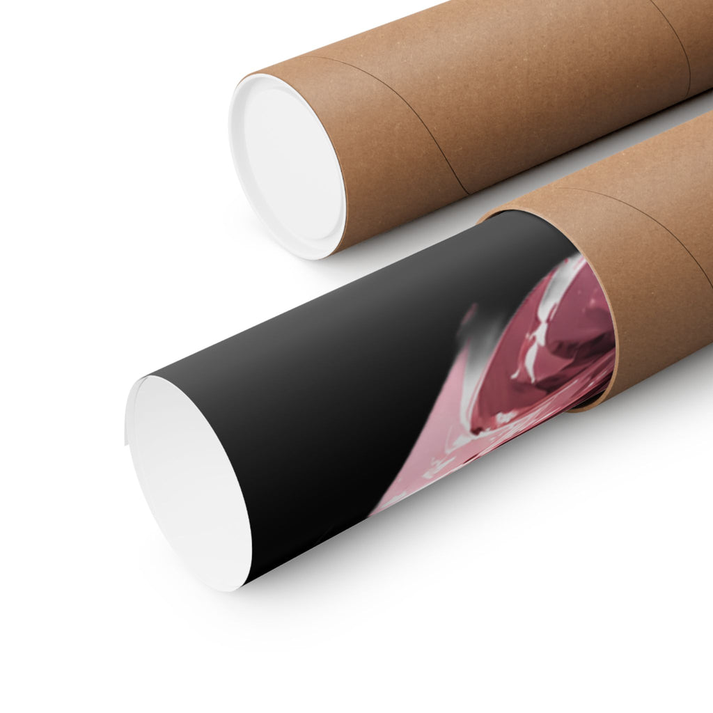 Power Runs Black Matte Poster — "Power Runs Black" Afrocentric Art Print by Power Runs Black