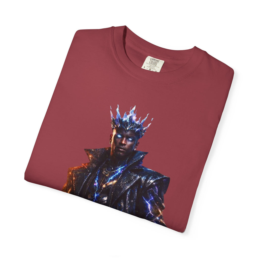 PRB Cosmic Might Unleashed T-shirt | Space Warrior Graphic Tee by Power Runs Black