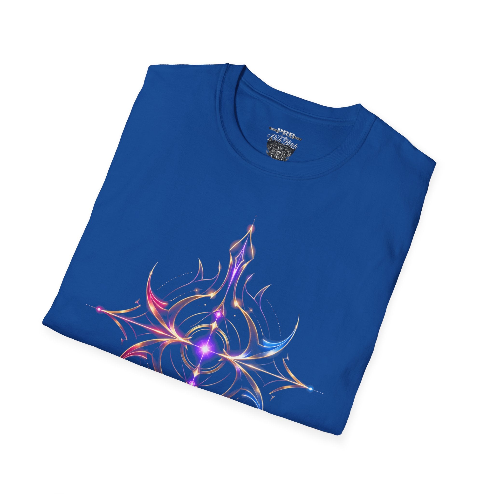 Power Runs Black PRB Pretty Rich Bitch The Collection Mystic Mandala Tee — Subtle Pastel Spiritual Graphic T-Shirt by Printify