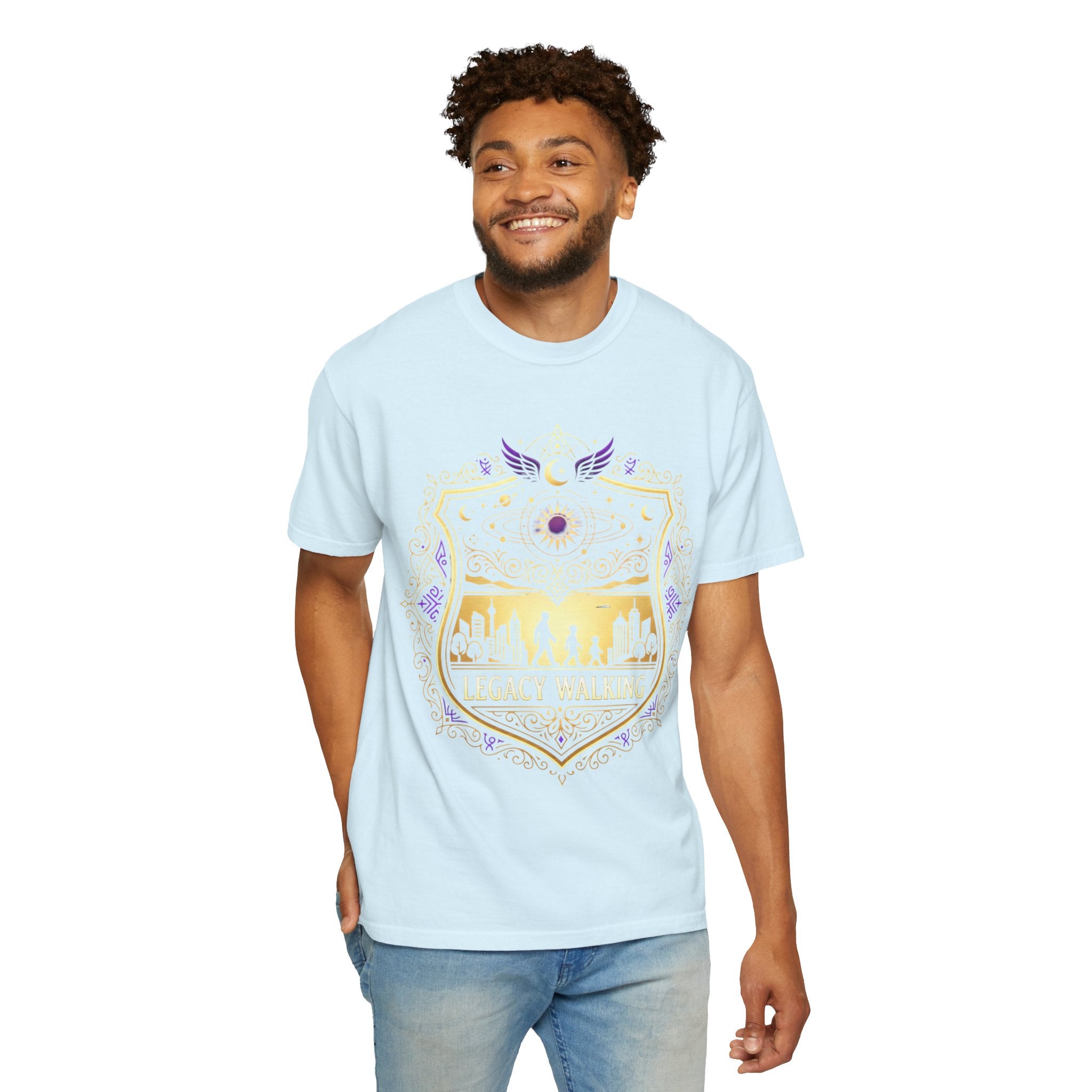 PRB Sci-Fi Adventure Graphic Tee | Futuristic Forest Print Unisex T-Shirt by Printify