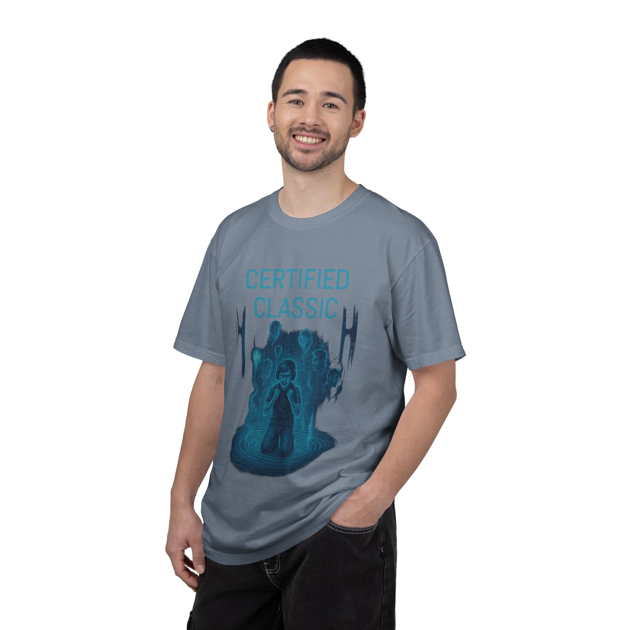 PRB Certified Classic T-Shirt – Retro Sci‑Fi Graphic Tee by Power Runs Black