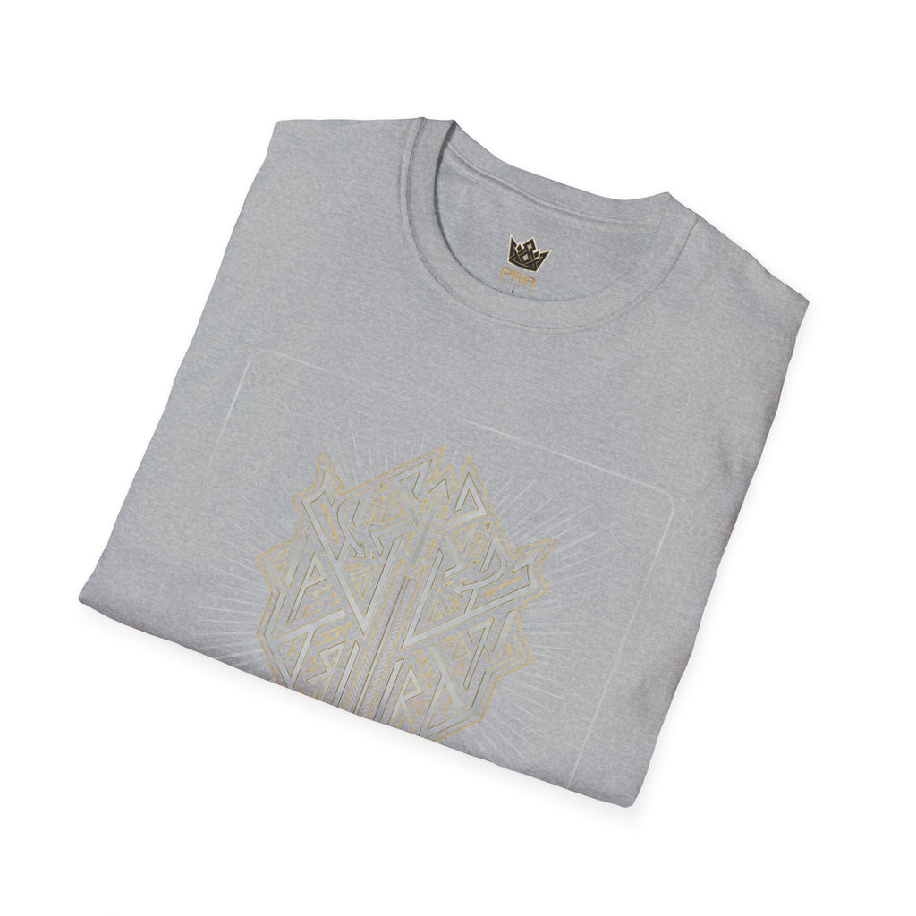 Power Runs Black PRB The Current Geometric Logo T-Shirt by Power Runs Black