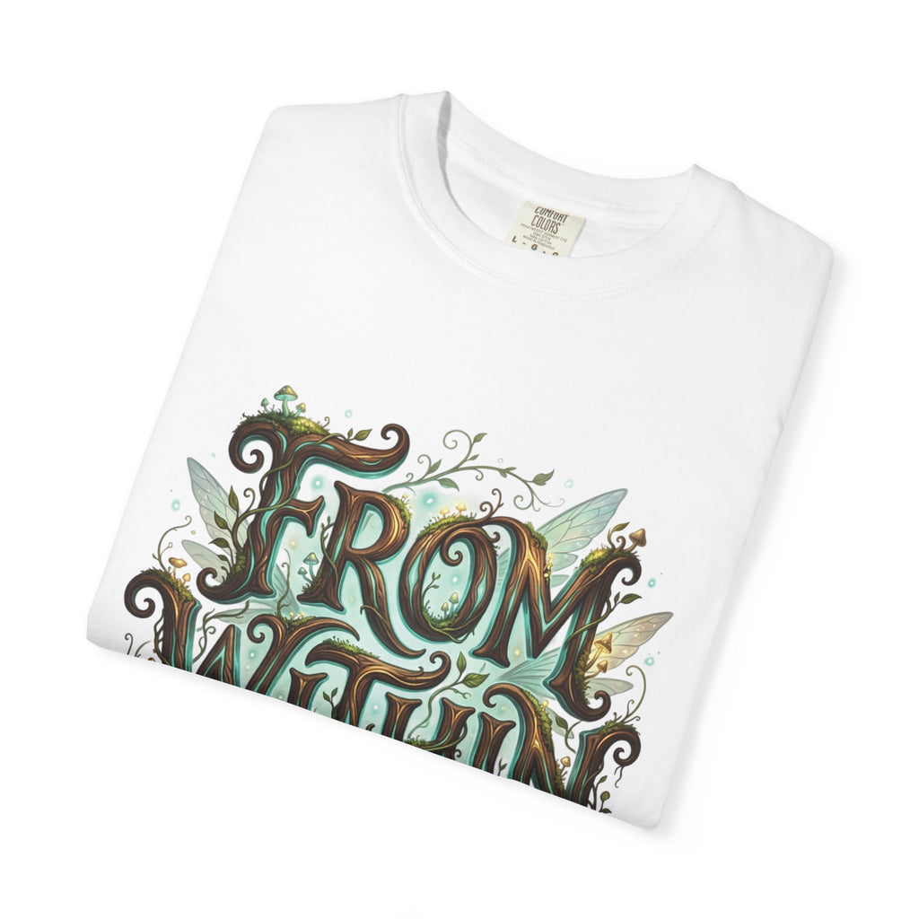 PRB From Within T-shirt | Nature Typography Forest Illustration by Power Runs Black