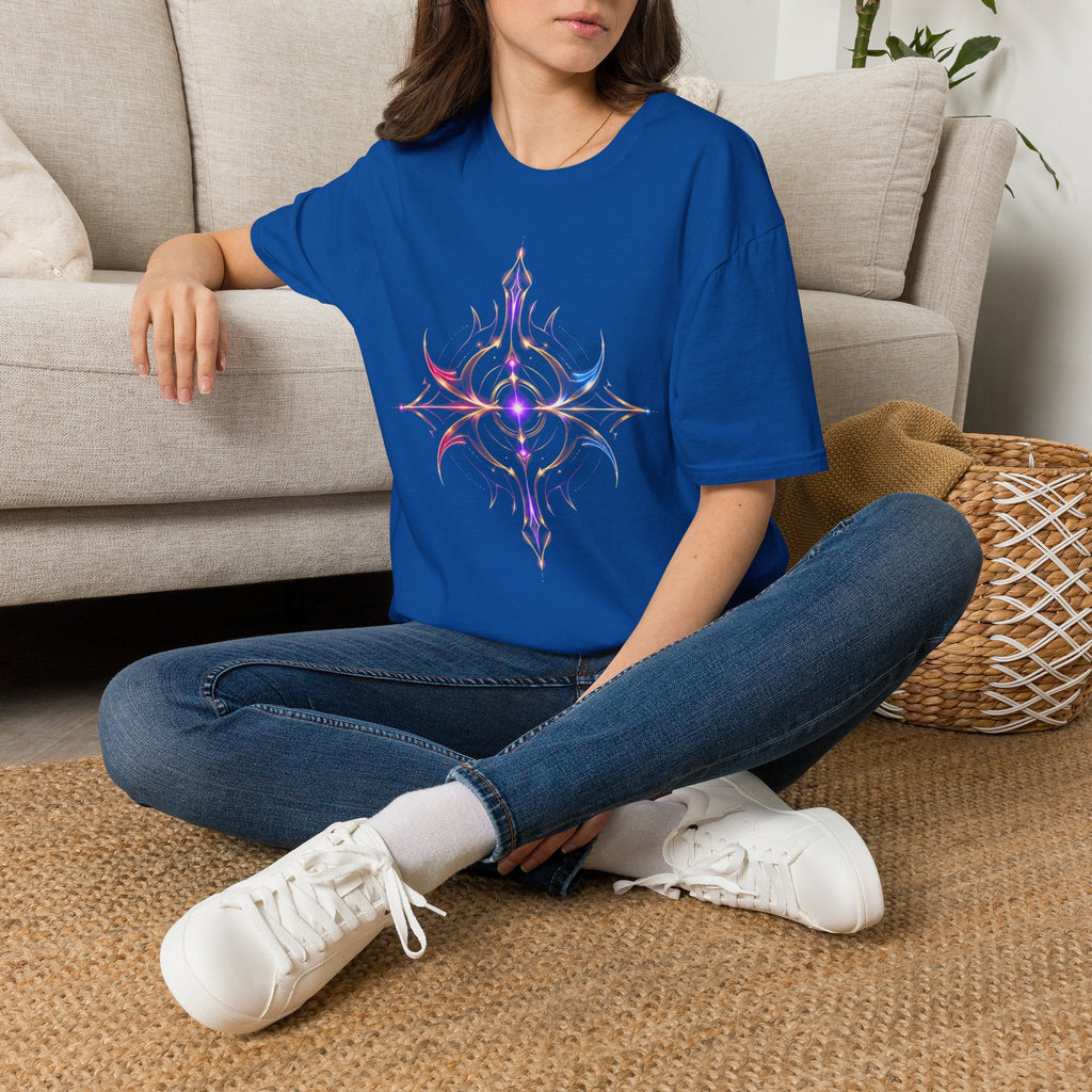 Power Runs Black PRB Pretty Rich Bitch The Collection Mystic Mandala Tee — Subtle Pastel Spiritual Graphic T-Shirt by Printify