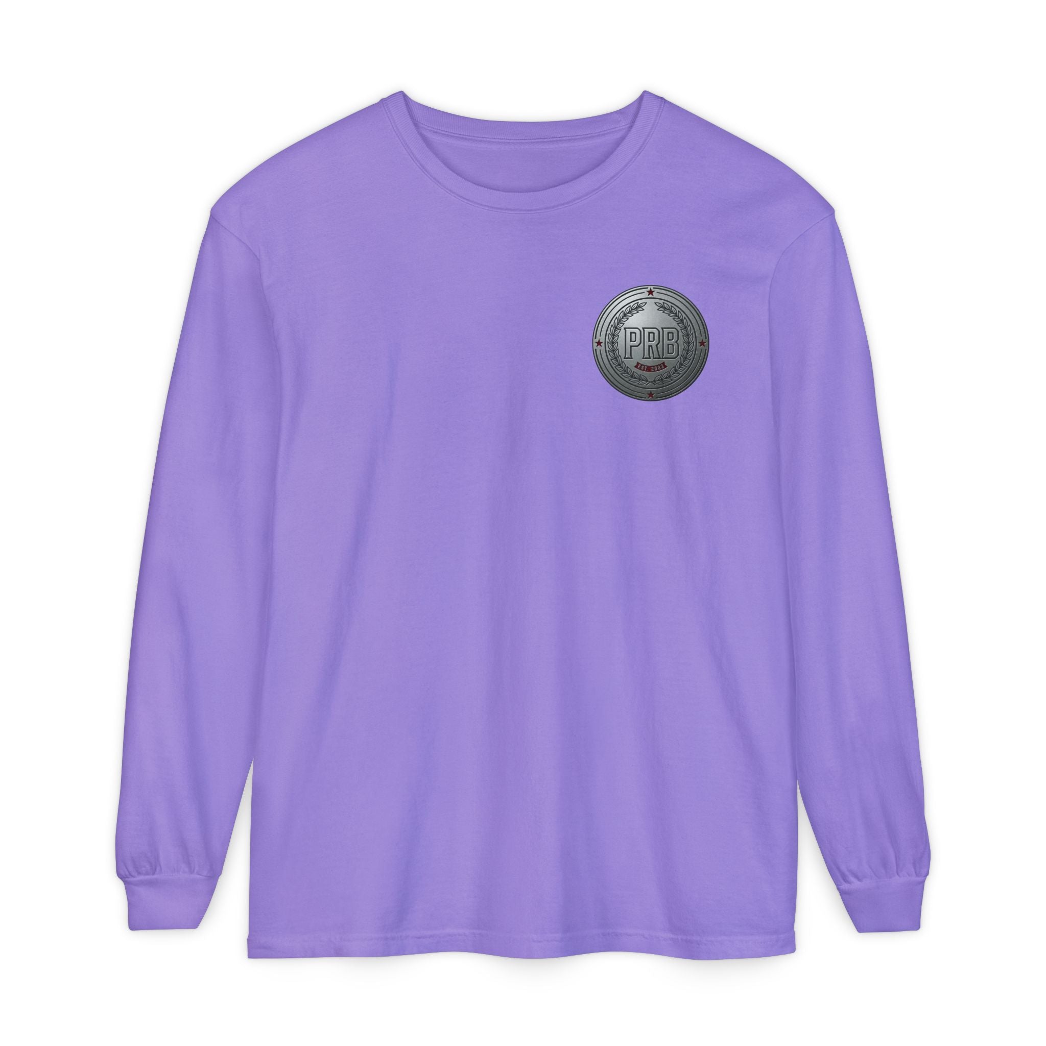 PRB The Starbound Seven graphic long sleeve shirt | cosmic superhero poster by Power Runs Black