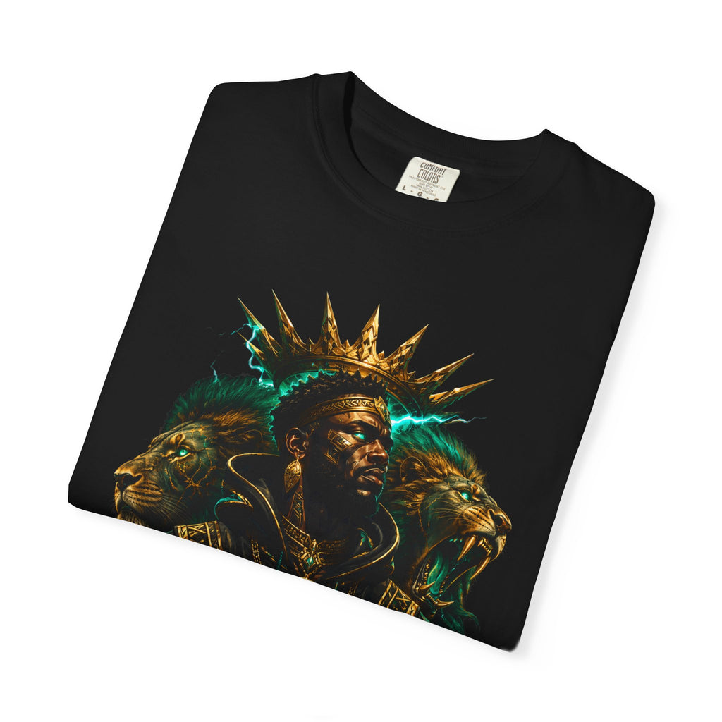 Power Runs Black PRB Green Angel Graphics Tee by Power Runs Black