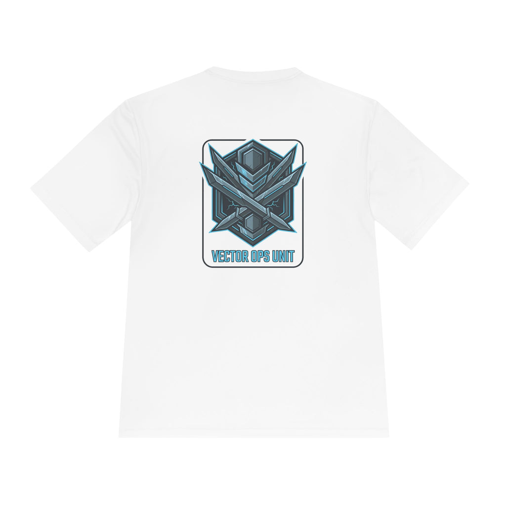 Power Runs Black PRB Blackline Vector Ops Unit Graphics Tee by Power Runs Black
