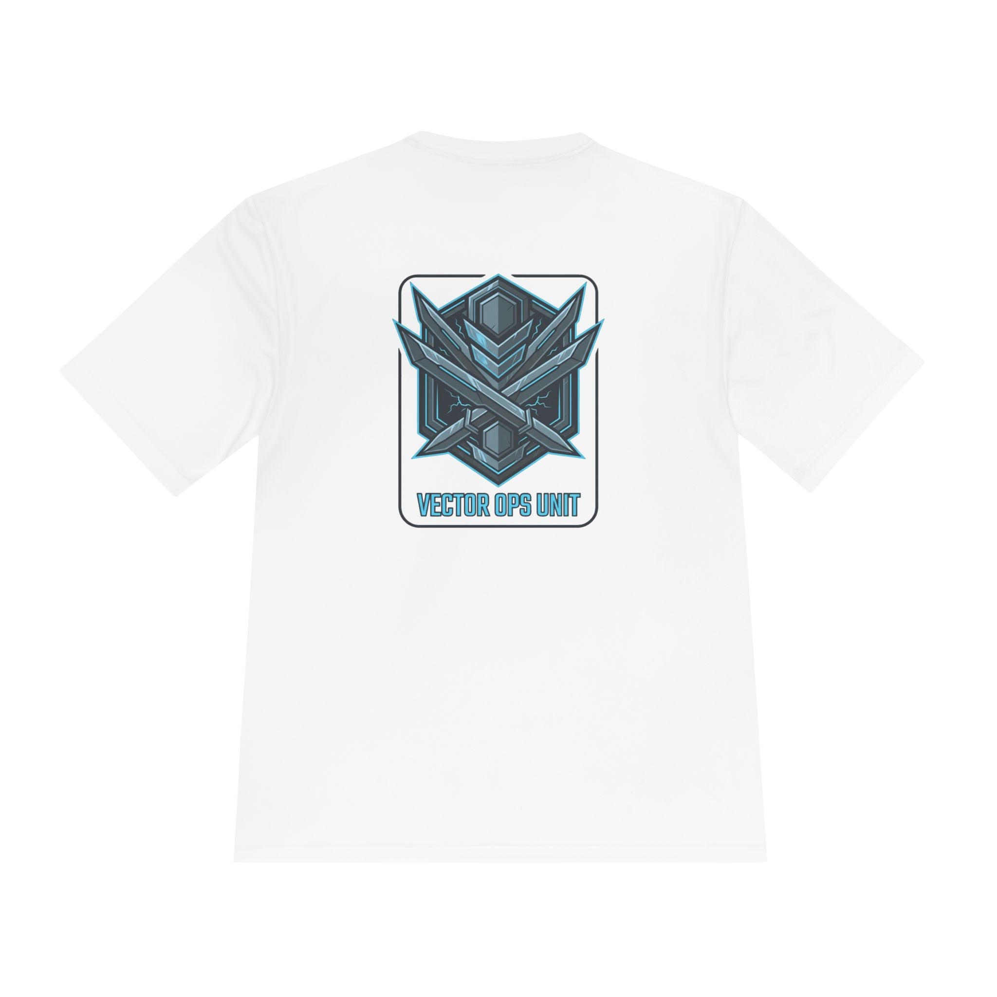 Power Runs Black PRB Blackline Vector Ops Unit Graphics Tee by Power Runs Black