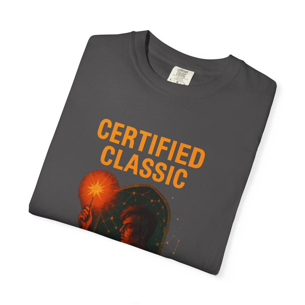 PRB Certified Classic head silhouette holding light bulb T-shirt | vintage inspired graphic tee by Power Runs Black