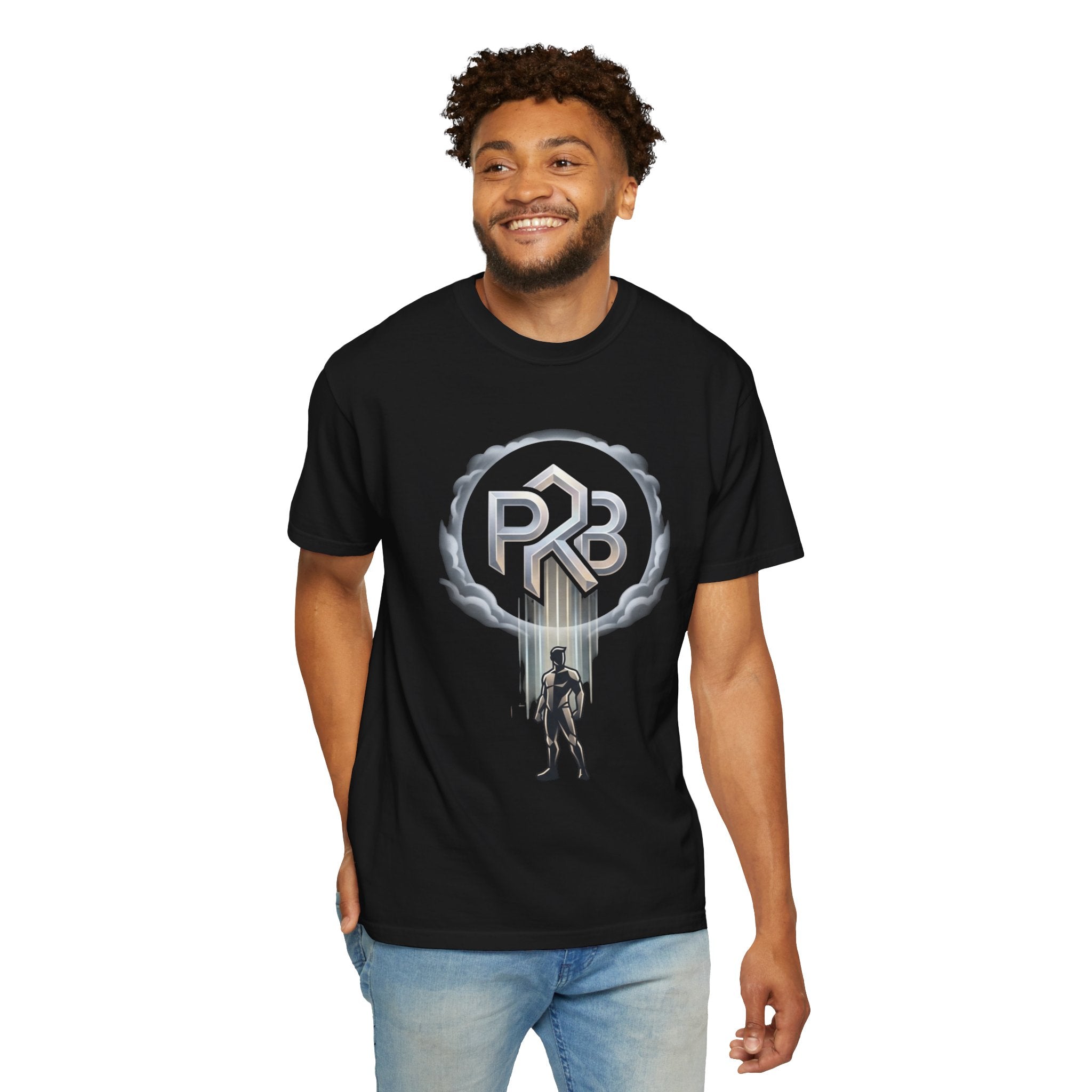 PRB Warrior Emblem Graphic Tee | Vintage Logo Shirt for Gamers & Fantasy Fans by Printify