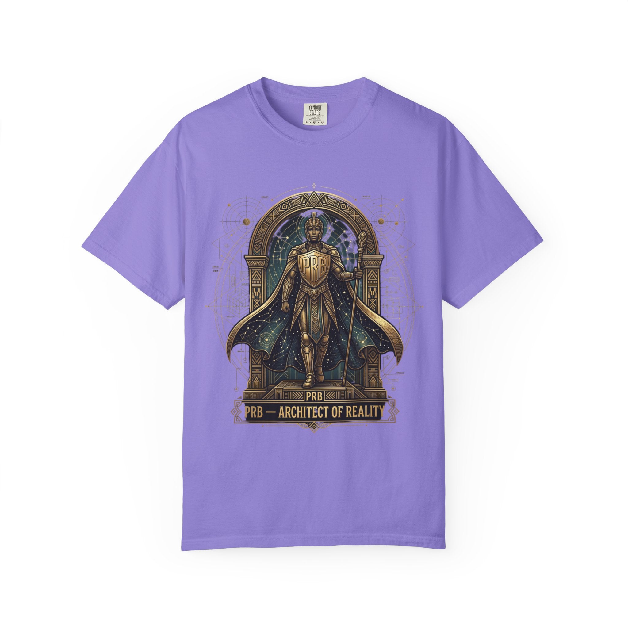 PRB Architect of Reality Graphic T-Shirt | Mythic Archer Illustration Tee by Printify