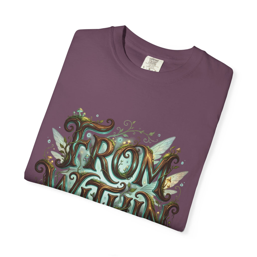 PRB From Within T-shirt | Nature Typography Forest Illustration by Power Runs Black