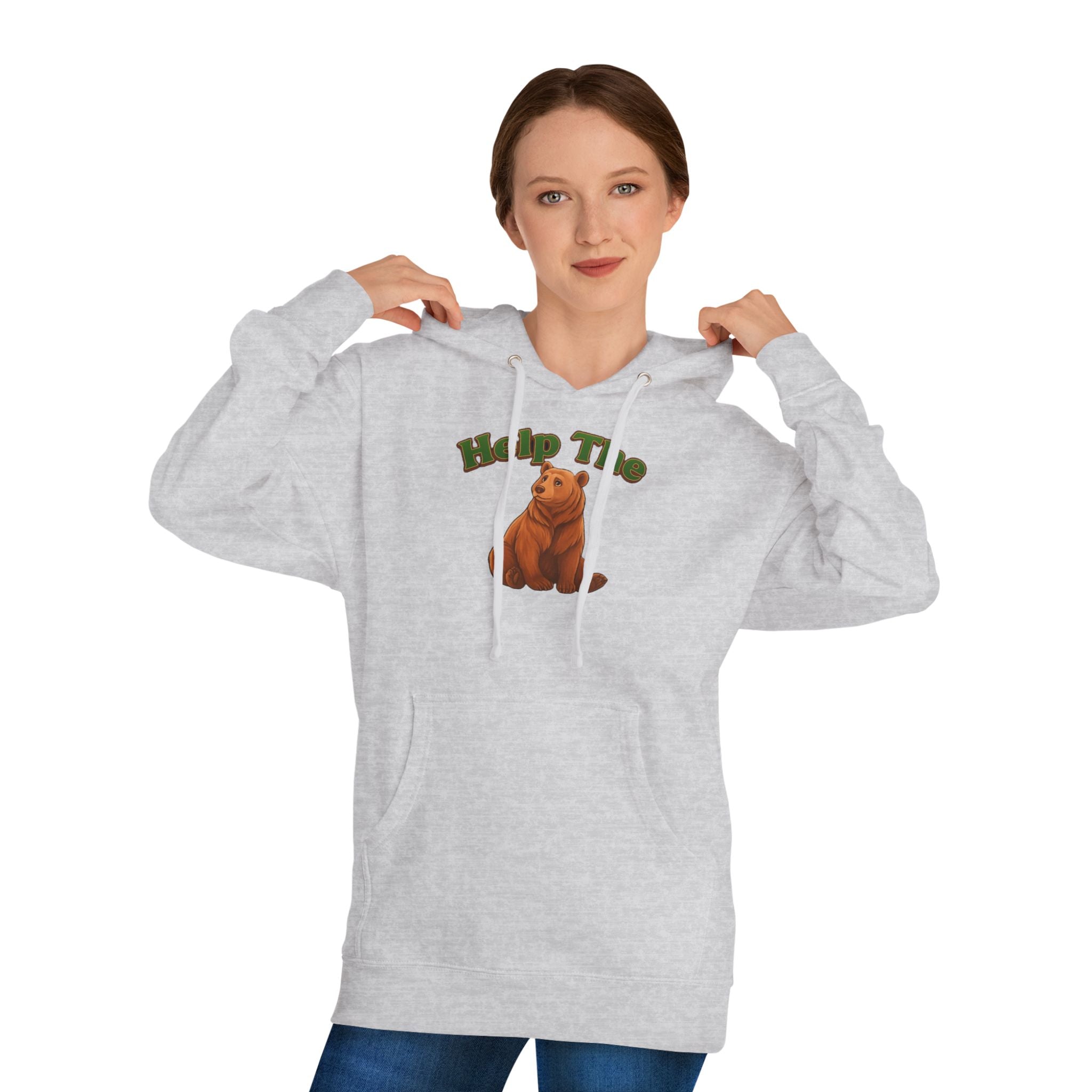 PRB "Don't Help Me Help The Bear" Graphic Hoodie by Power Runs Black