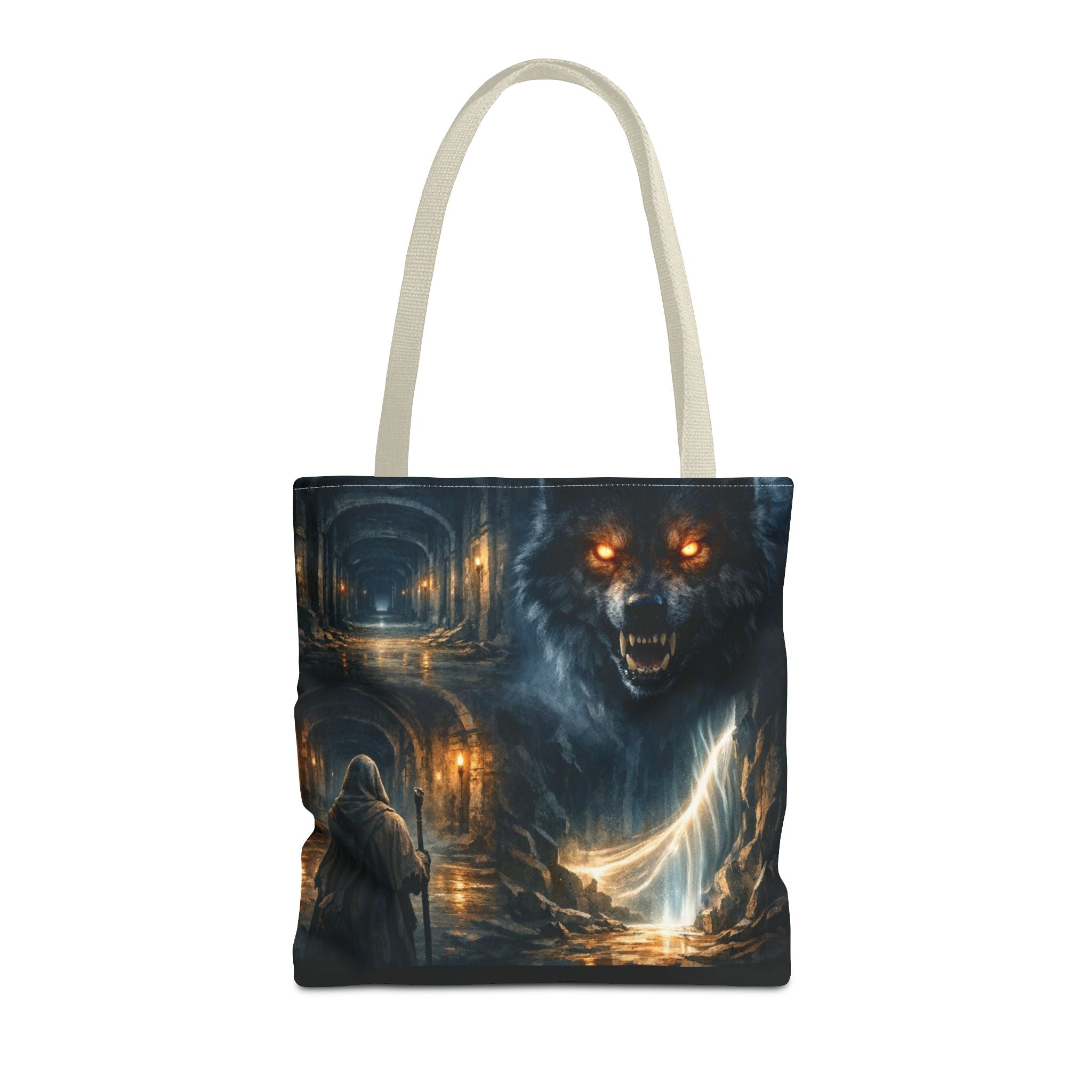PRB The Echo Hounds Illustration Tote Bag | Gothic Horror Artwork by Power Runs Black