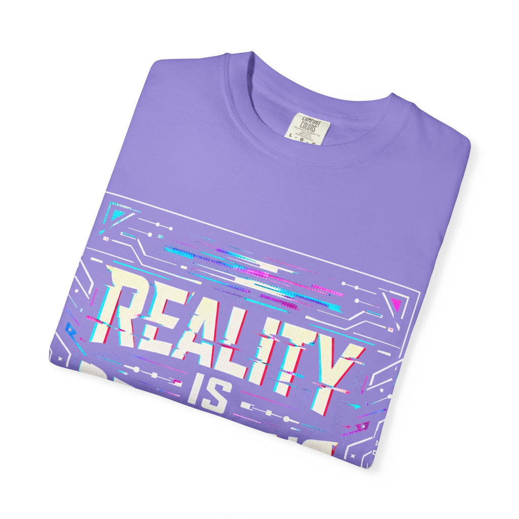 Power Runs Black PRB Glitchy Pastel "Reality Is Desyncing" T-Shirt by Power Runs Black