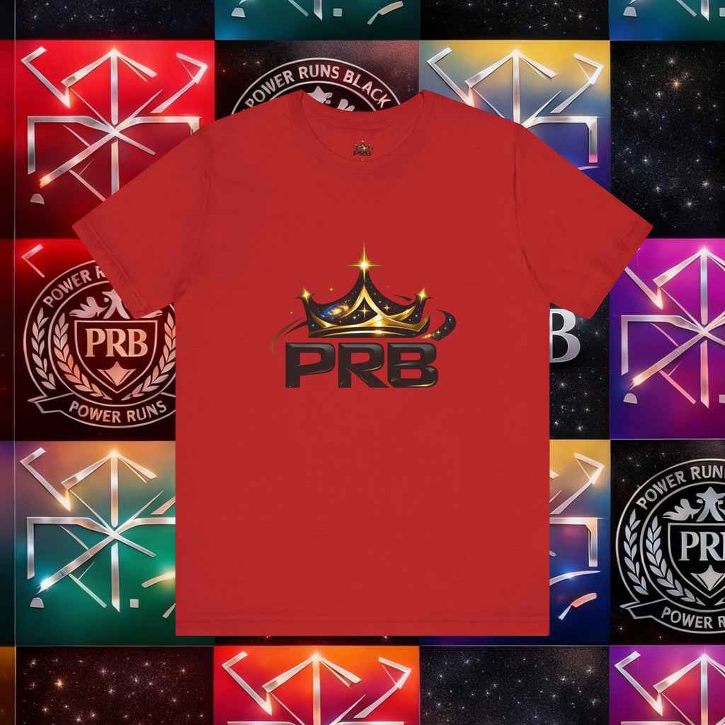 PRB Crown Tee — Graphic Logo T-Shirt by Power Runs Black
