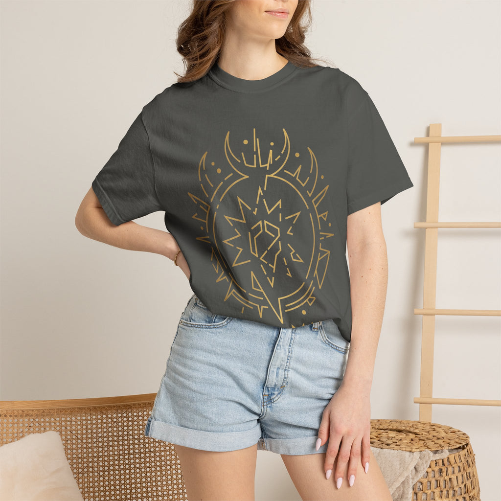 Power Runs Black PRB Cael Mór Symbol T-Shirt — ‘Nothing Connects’ Minimal Graphic Tee by Power Runs Black