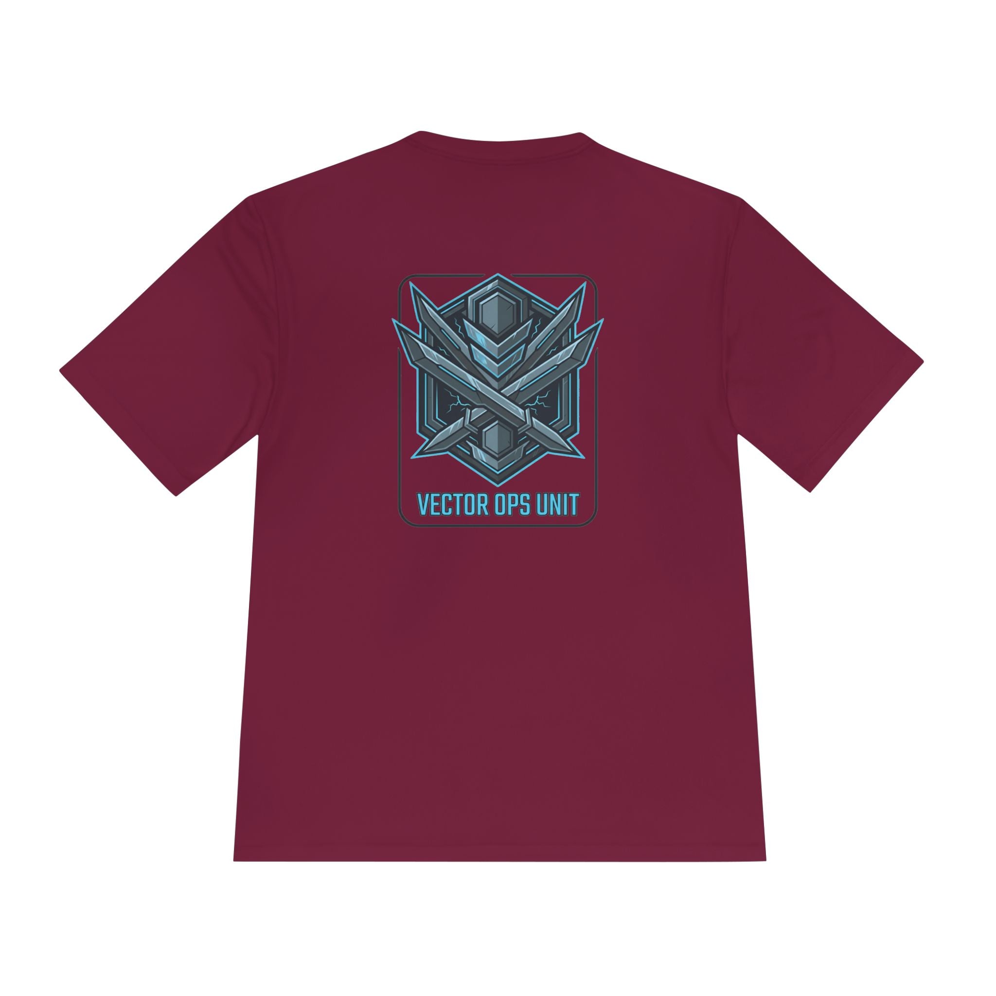 Power Runs Black PRB Blackline Vector Ops Unit Graphics Tee by Power Runs Black