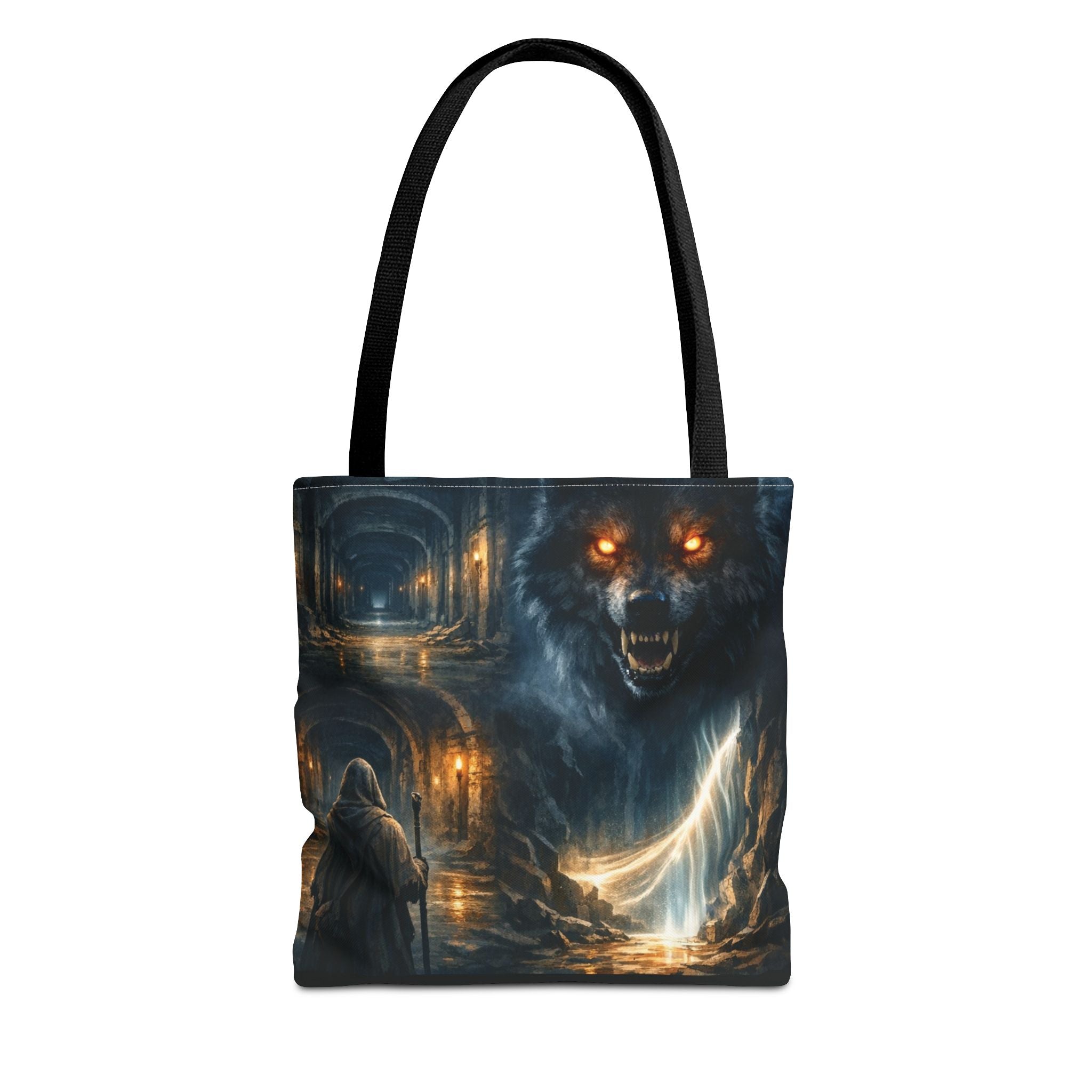 PRB The Echo Hounds Illustration Tote Bag | Gothic Horror Artwork by Printify