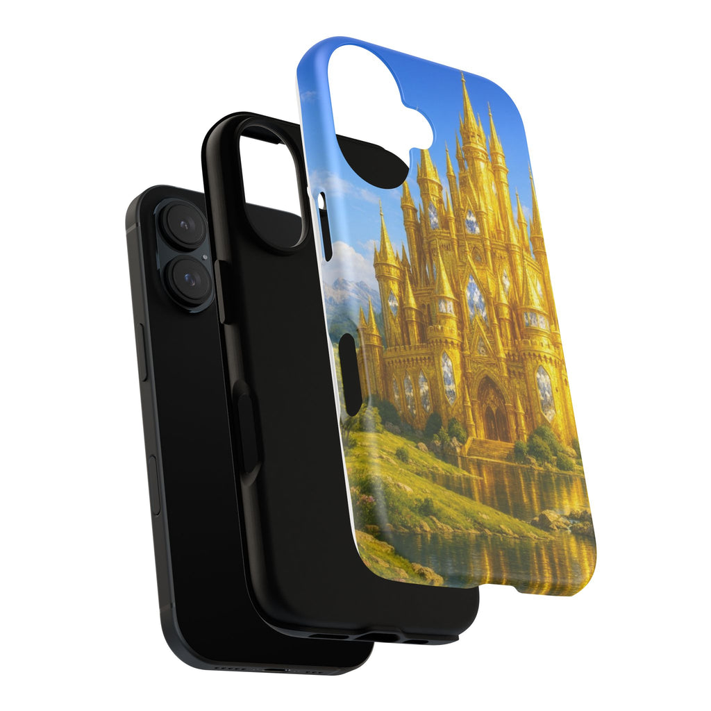 PRB Golden Castle iPhone Case | Fantasy Palace Phone Case by Power Runs Black