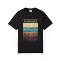 Desert to Night Sky Landscape T-Shirt | Vintage Garment-Dyed Graphic Tee by Printify
