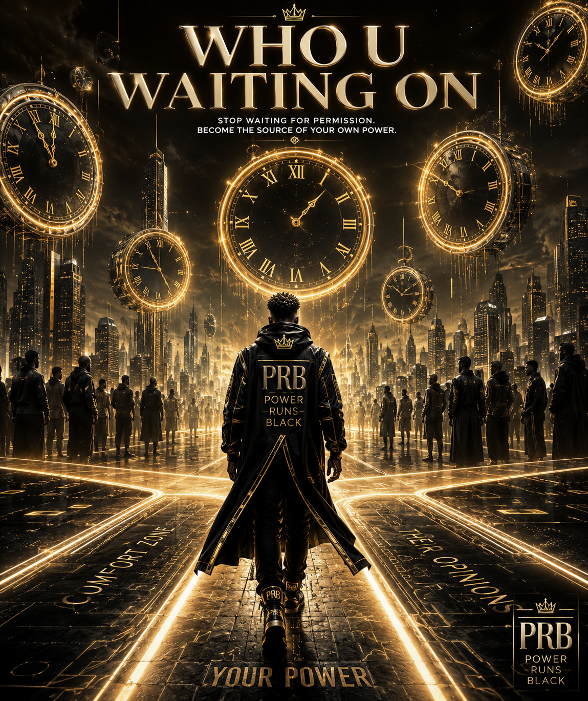 Concepts VS Entertainment LLC Who U Waiting On – Digital Download (PRB Motivational Poster) -
